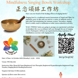 Mindfulness Singing Bowls Workshop